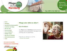 Tablet Screenshot of pflegestuetzpunkt.nuernberg.de