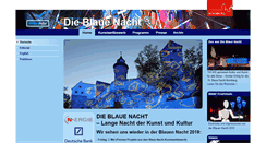 Desktop Screenshot of blauenacht.nuernberg.de