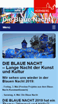 Mobile Screenshot of blauenacht.nuernberg.de