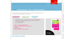 Desktop Screenshot of bildungscampus.nuernberg.de